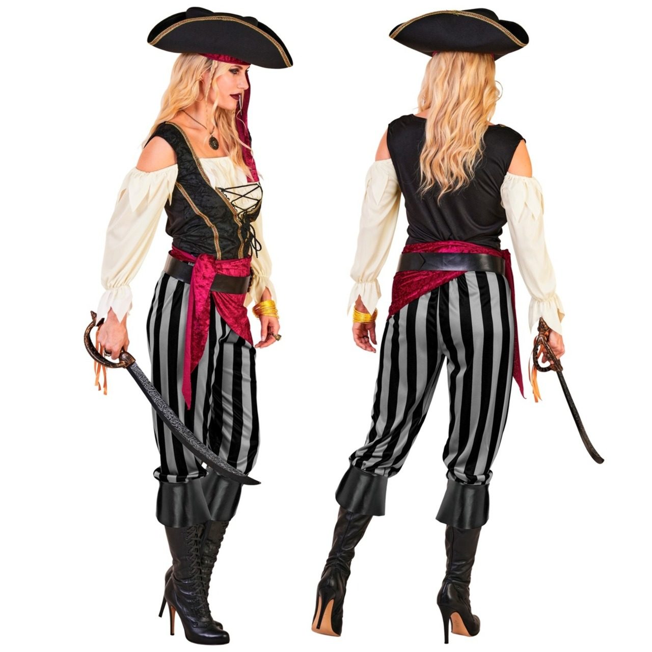 Déguisement de Pirate Ceinture pour femme