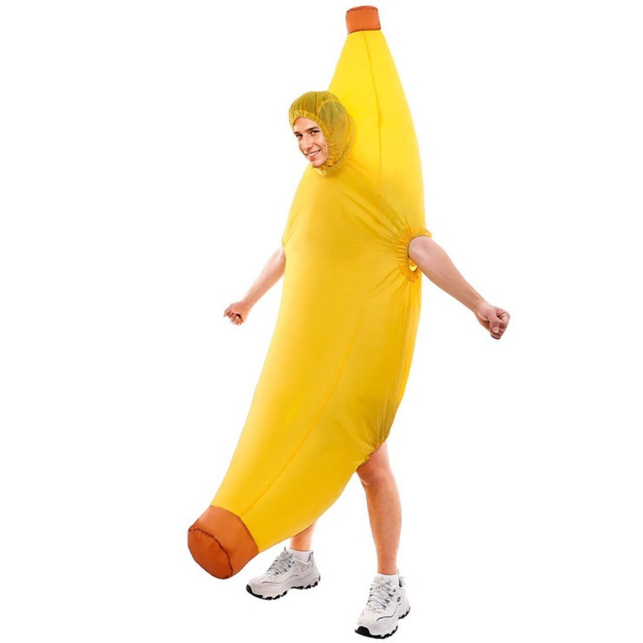 Déguisement banane zombie jaune homme Déguisement banane zombie jaune homme