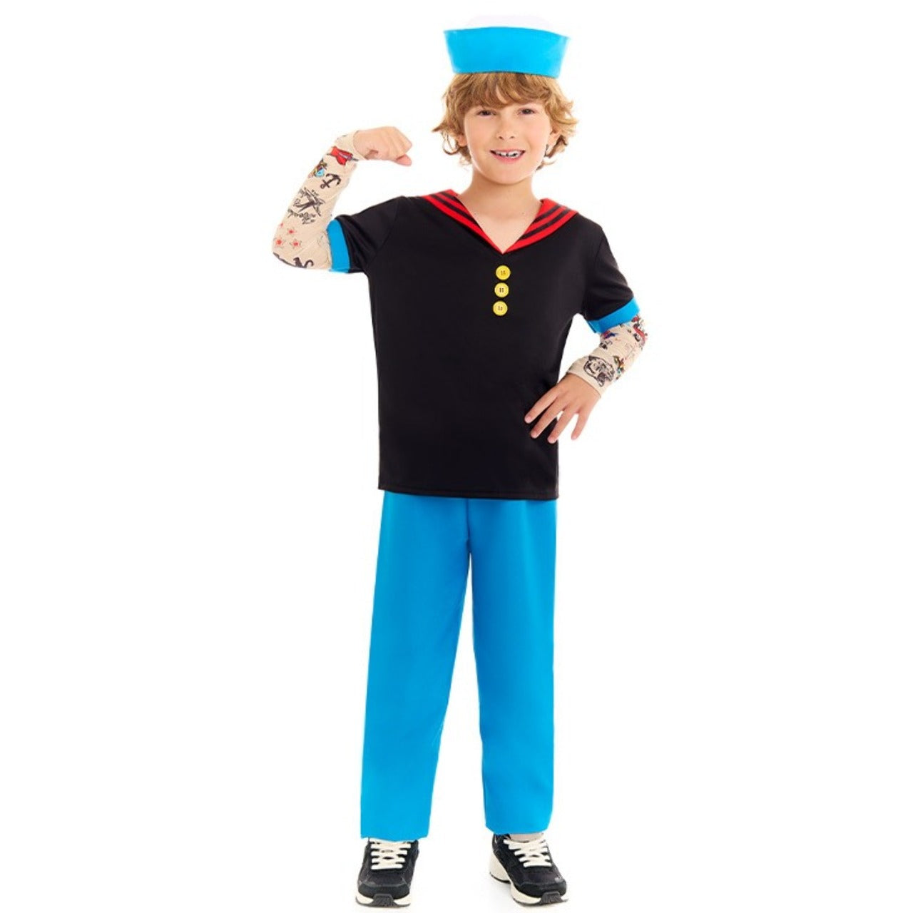 Déguisement Popeye Costaud pour enfant