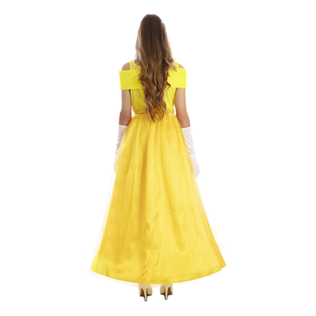 Déguisement de Princesse Jaune pour femme