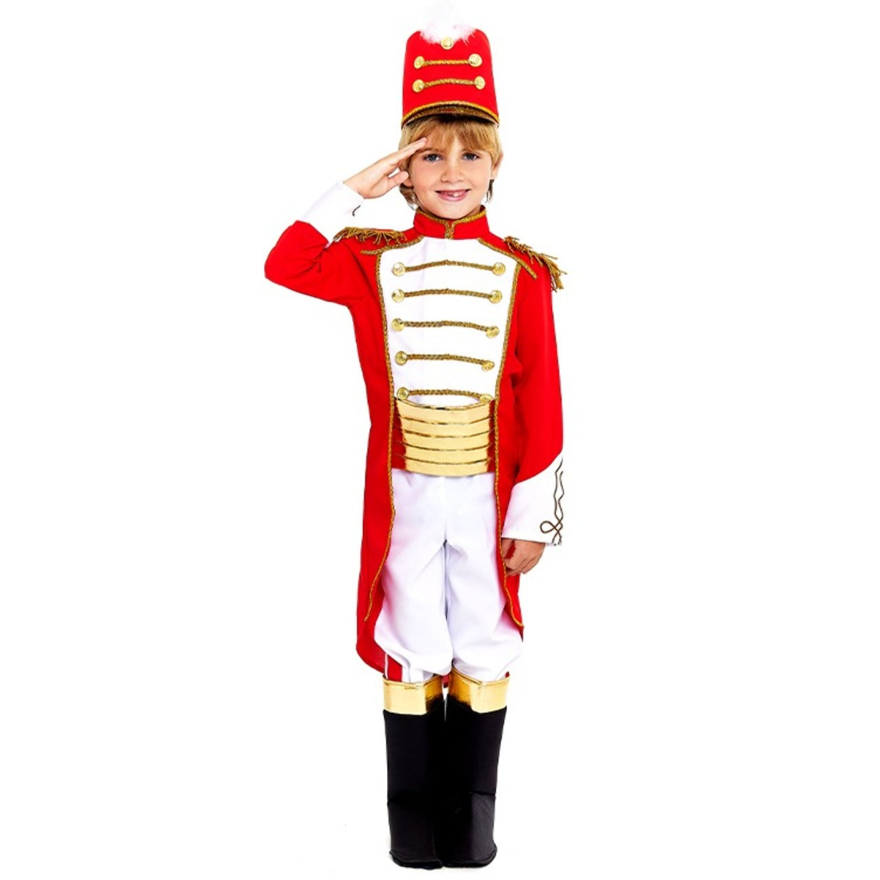 My Other Me Déguisement de soldat casse-noisette pour bébé unisexe, taille 24-36 mois. Comprend une combinaison avec veste rouge, un pantalon bleu, une ceinture et un chapeau noirs avec détails dorés My Other Me Déguisement de soldat casse-noisette pour bébé unisexe, taille 24-36 mois. Comprend une combinaison avec veste rouge, un pantalon bleu, une ceinture et un chapeau noirs avec détails dorés