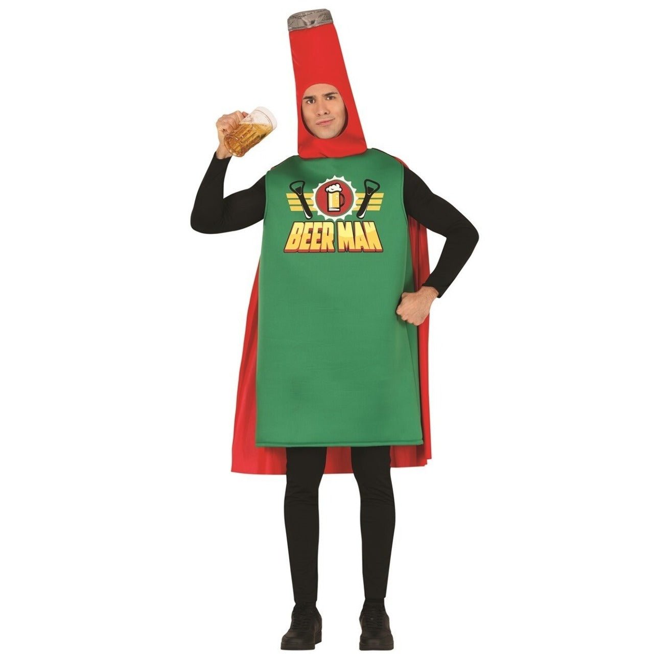 Déguisement de Super Bière pour adulte