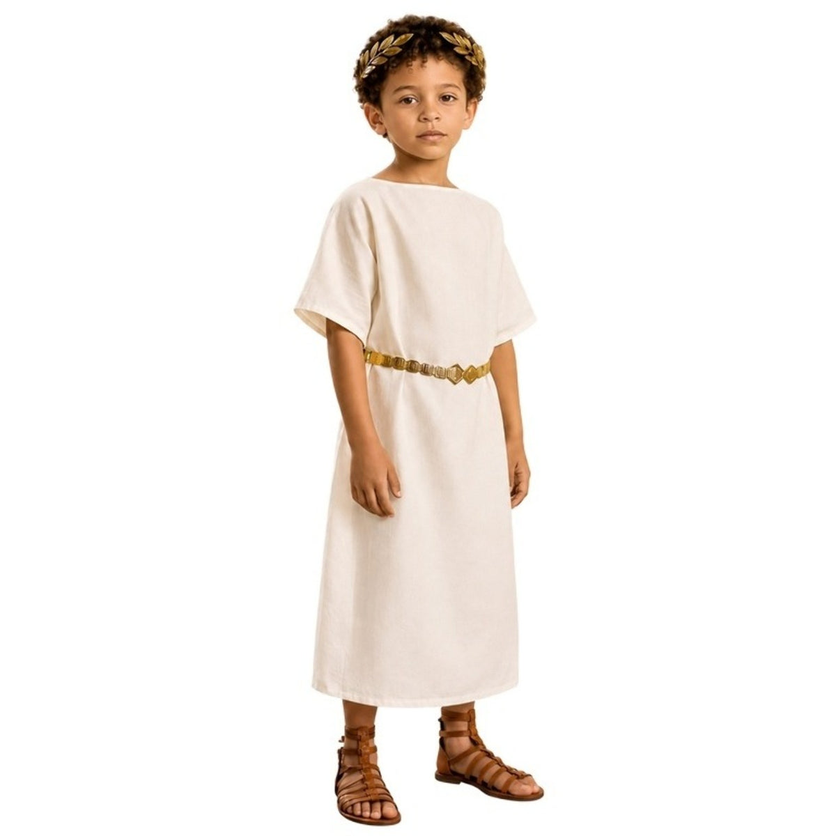 Déguisement de Tunique Blanche Romaine pour enfant