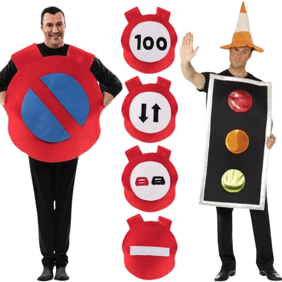 Déguisements en couple Panneaux de Signalisation