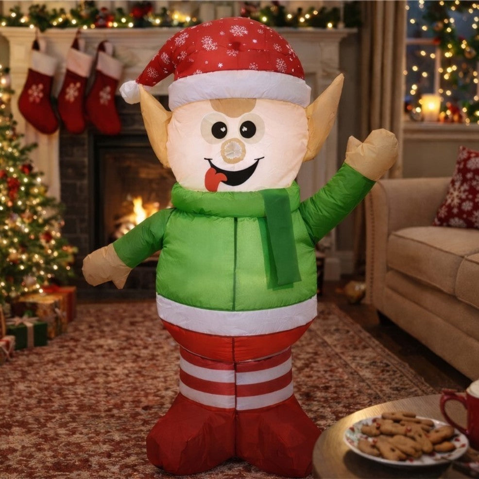 Elfe de Noël Gonflable