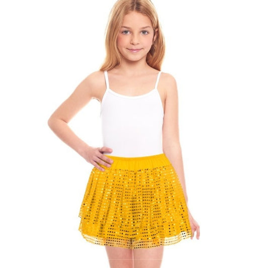 Jupe Brillante Dorée enfant