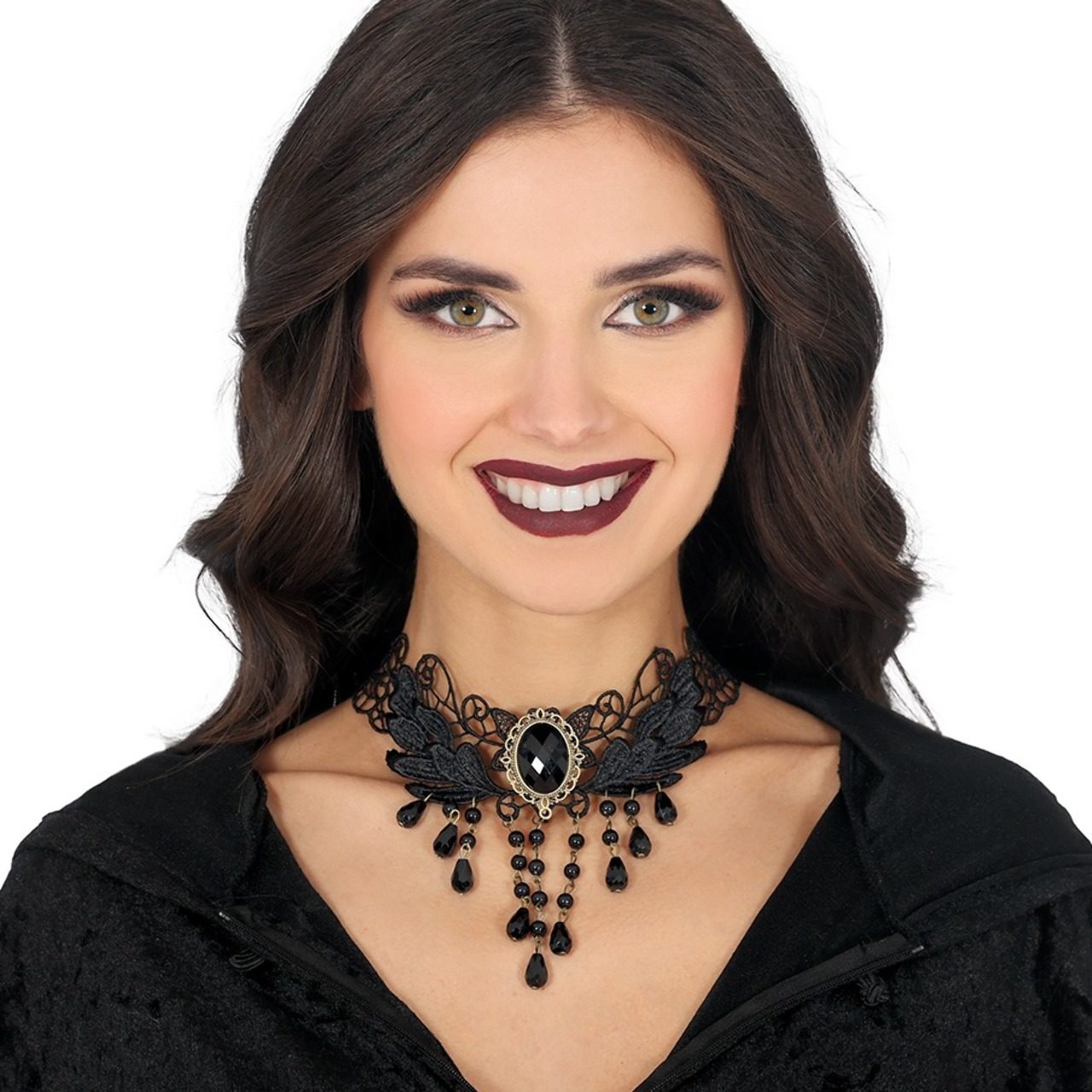 Collier Gothique Brodé