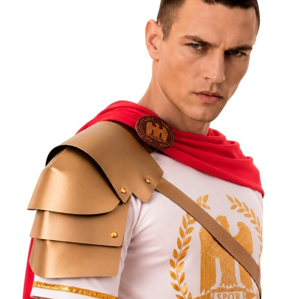 Épaulette Armure Gladiateur Dorée