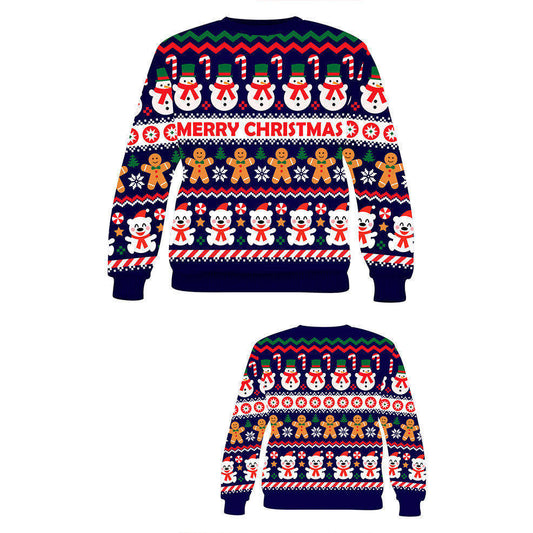 Pull de Noël Neige enfant