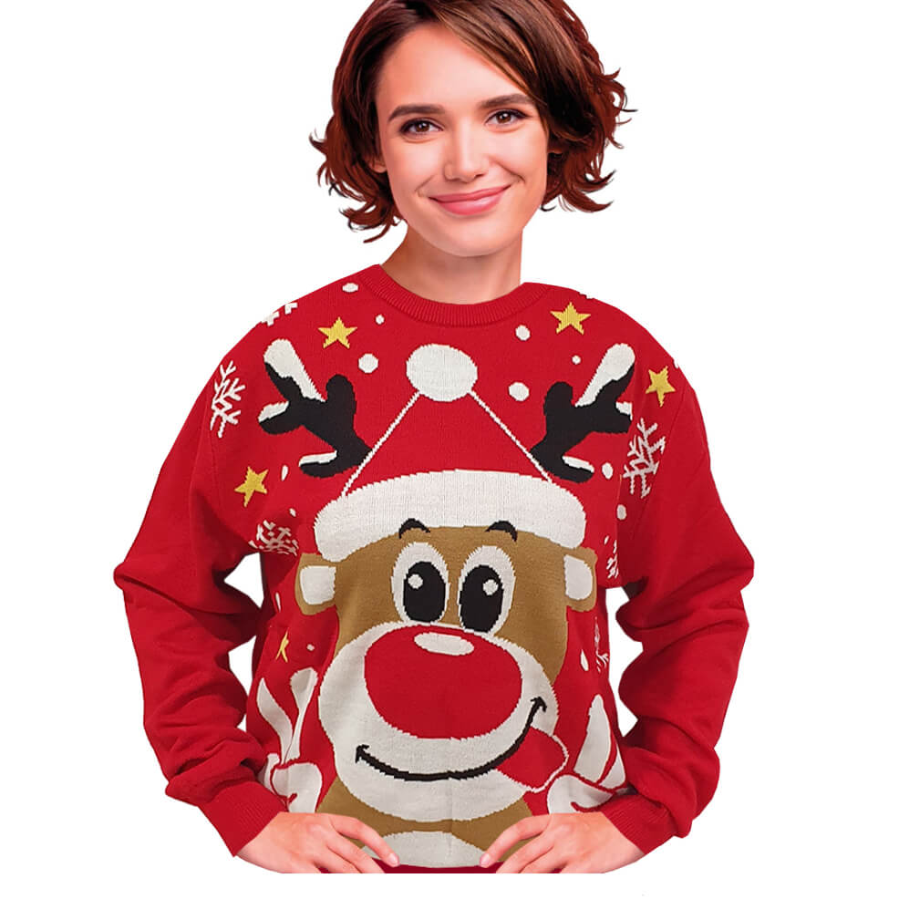 Pull de Père Noël Renne pour les groupes