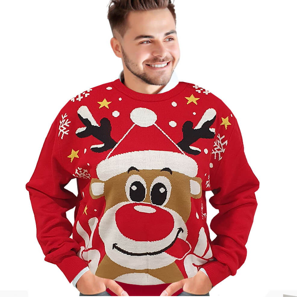 Pull de Noël Renne pour hommes