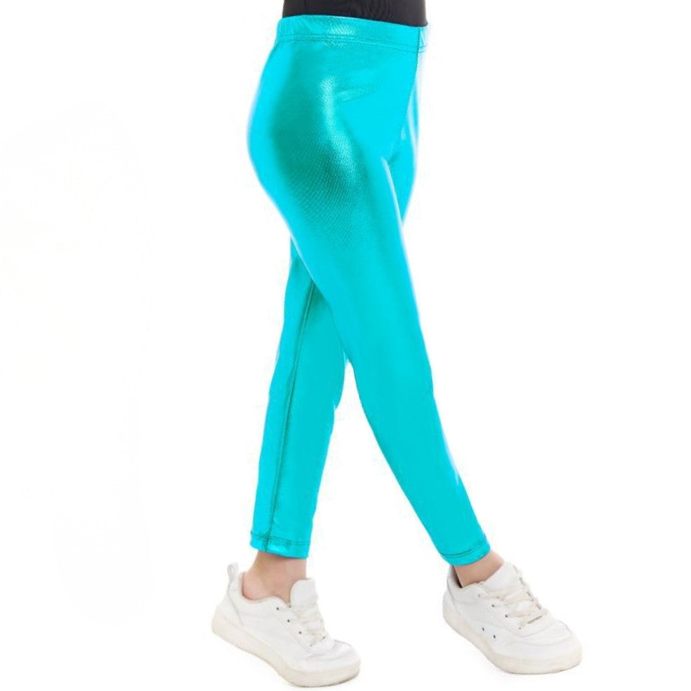 Legging Bleu Clair Métallisé enfant