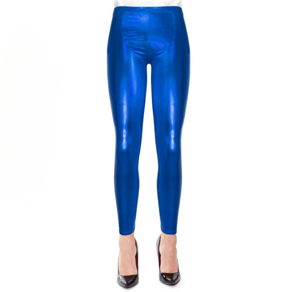 Legging Bleu Métallisé adulte