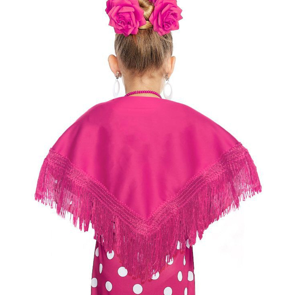 Châle enfant fuchsia