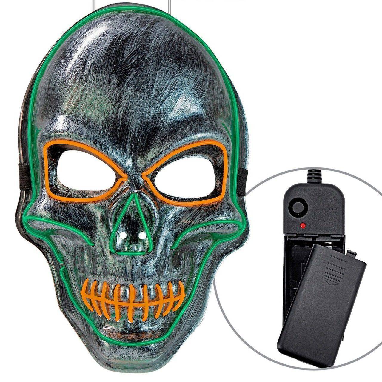 Masque de Crâne Led