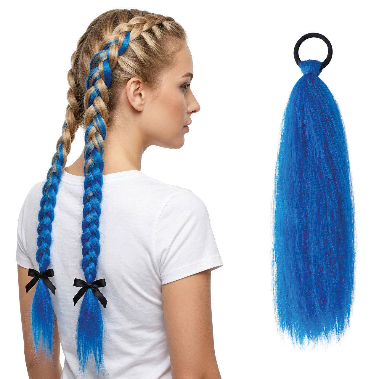 Mèche Bleue Longue