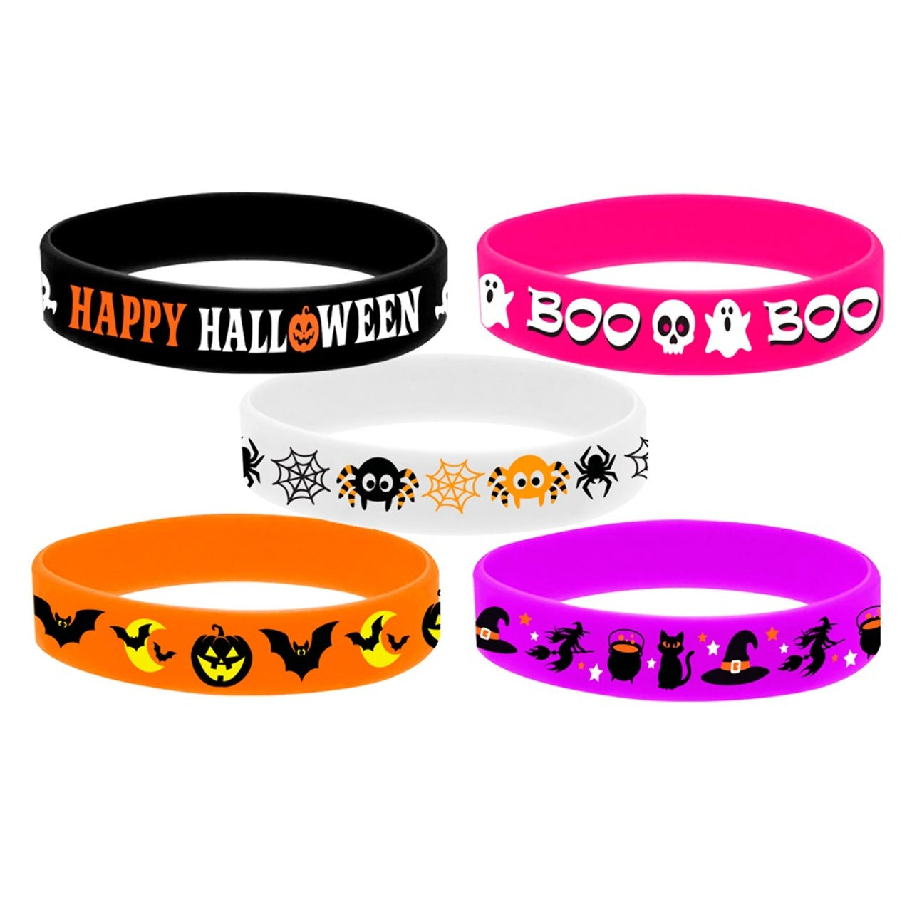 Pack de 5 Bracelets Halloween