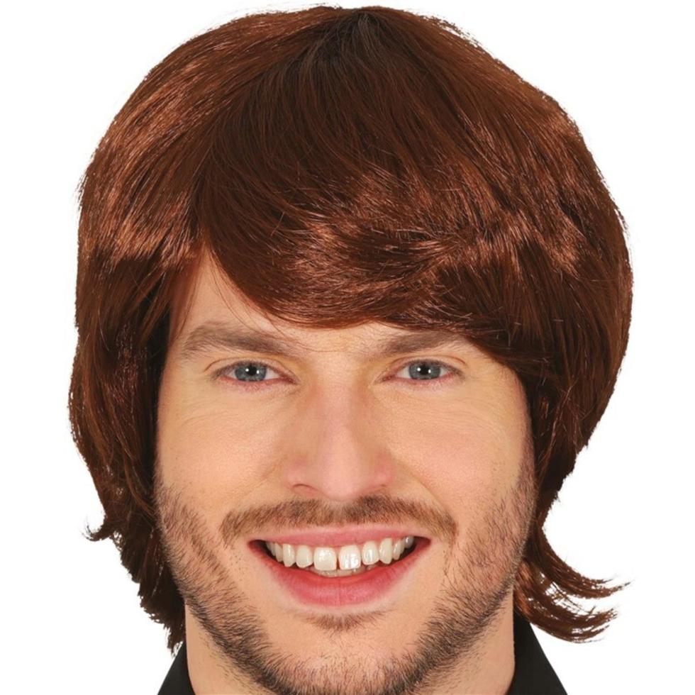 Perruque Marron Rétro