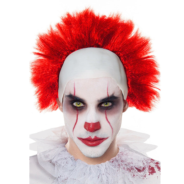 Perruque Bozo le clown - Perruque déguisement clown farceur