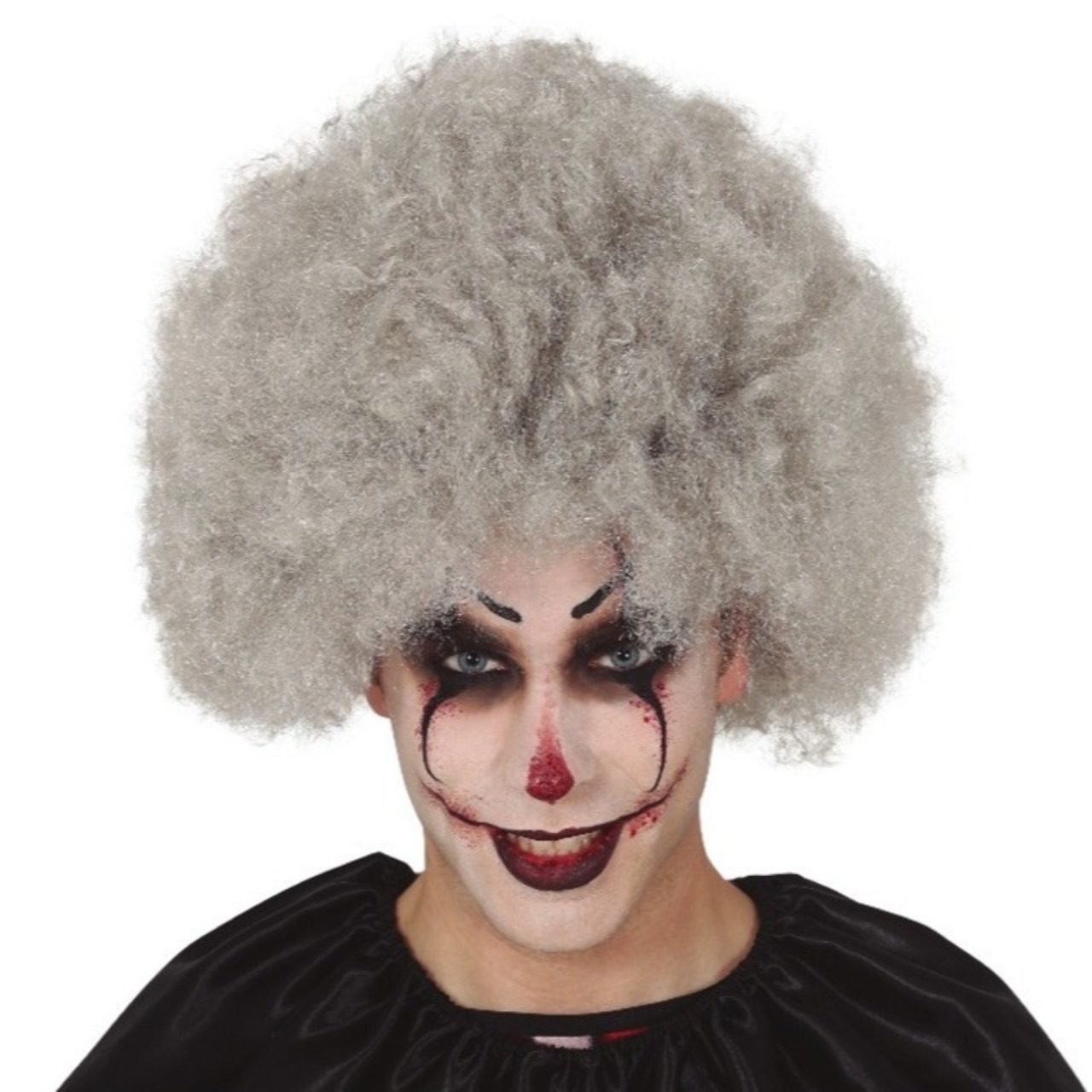 Perruque Grise Bouclée