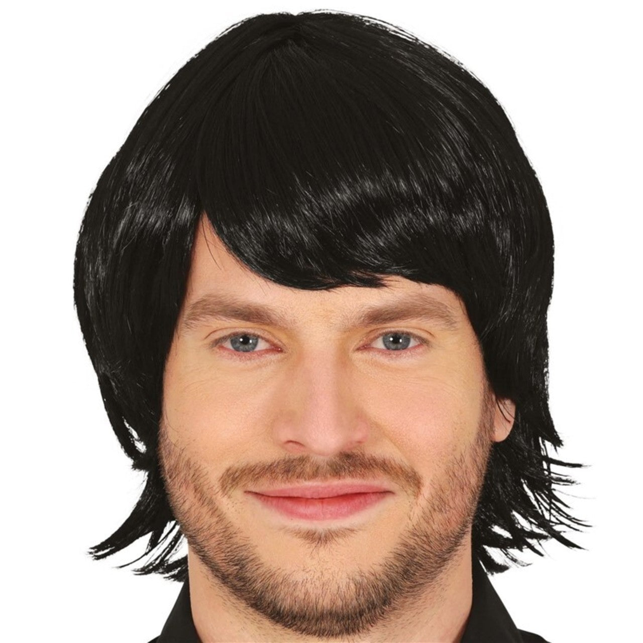 Perruque Noire Rétro