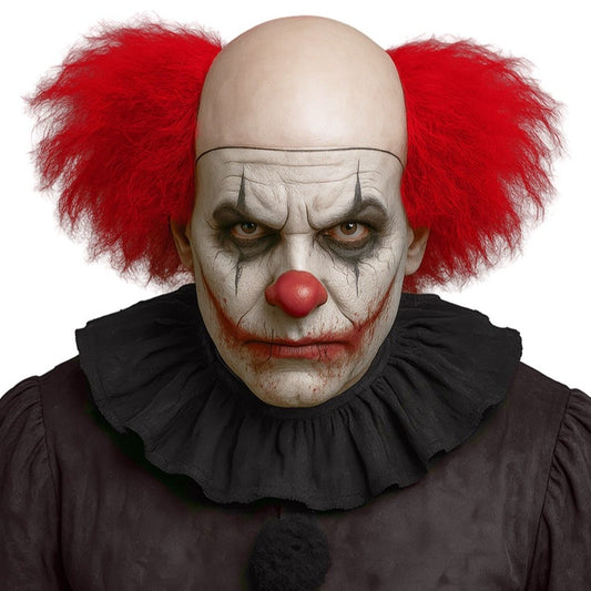 Perruque de Clown Tueur avec Calvitie