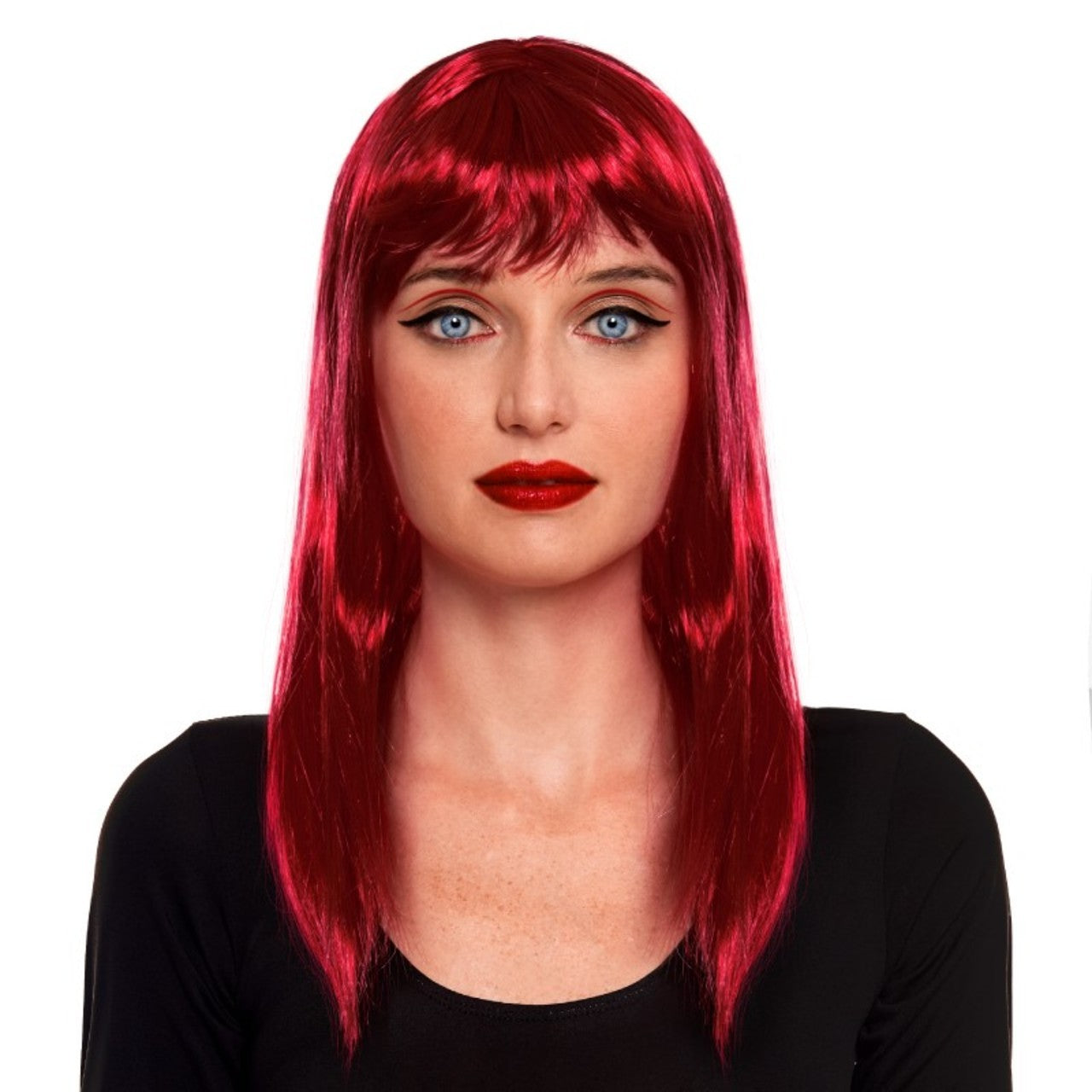 Perruque Rousse Lisse