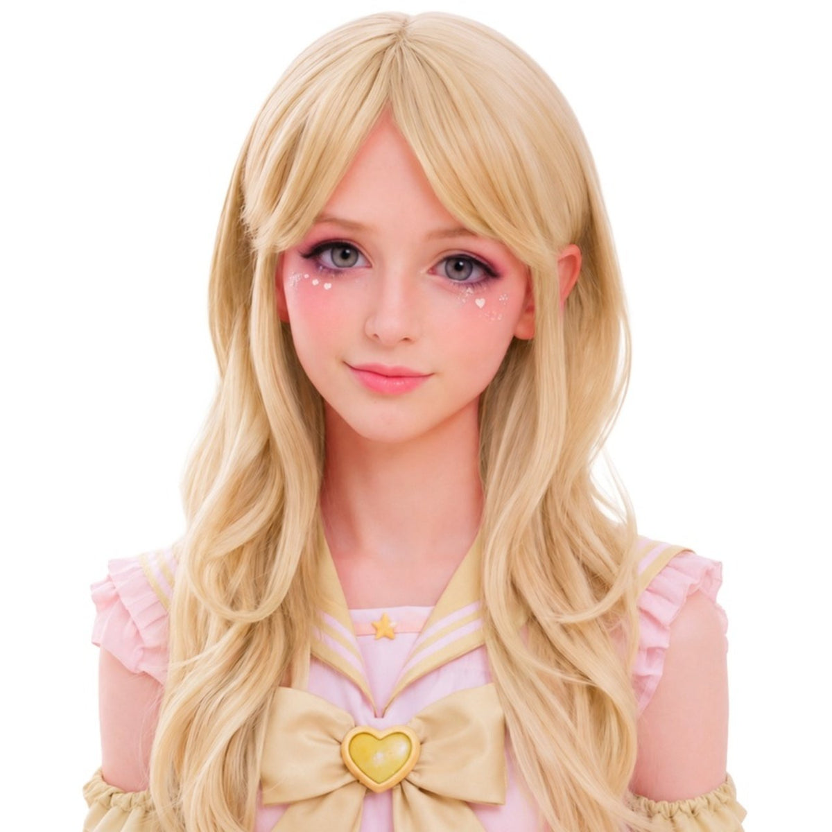Perruque Blonde Longue Cosplay