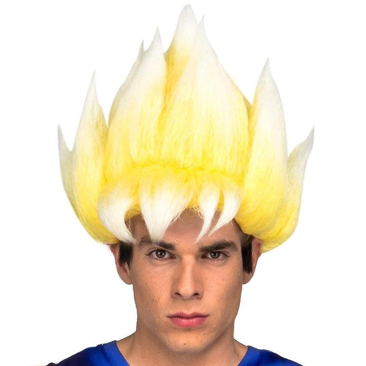 Perruque Sayan Goku pour adulte