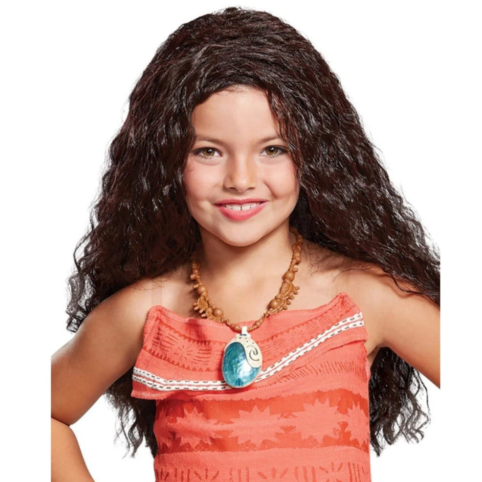 Perruque Vaiana™ Deluxe pour enfants