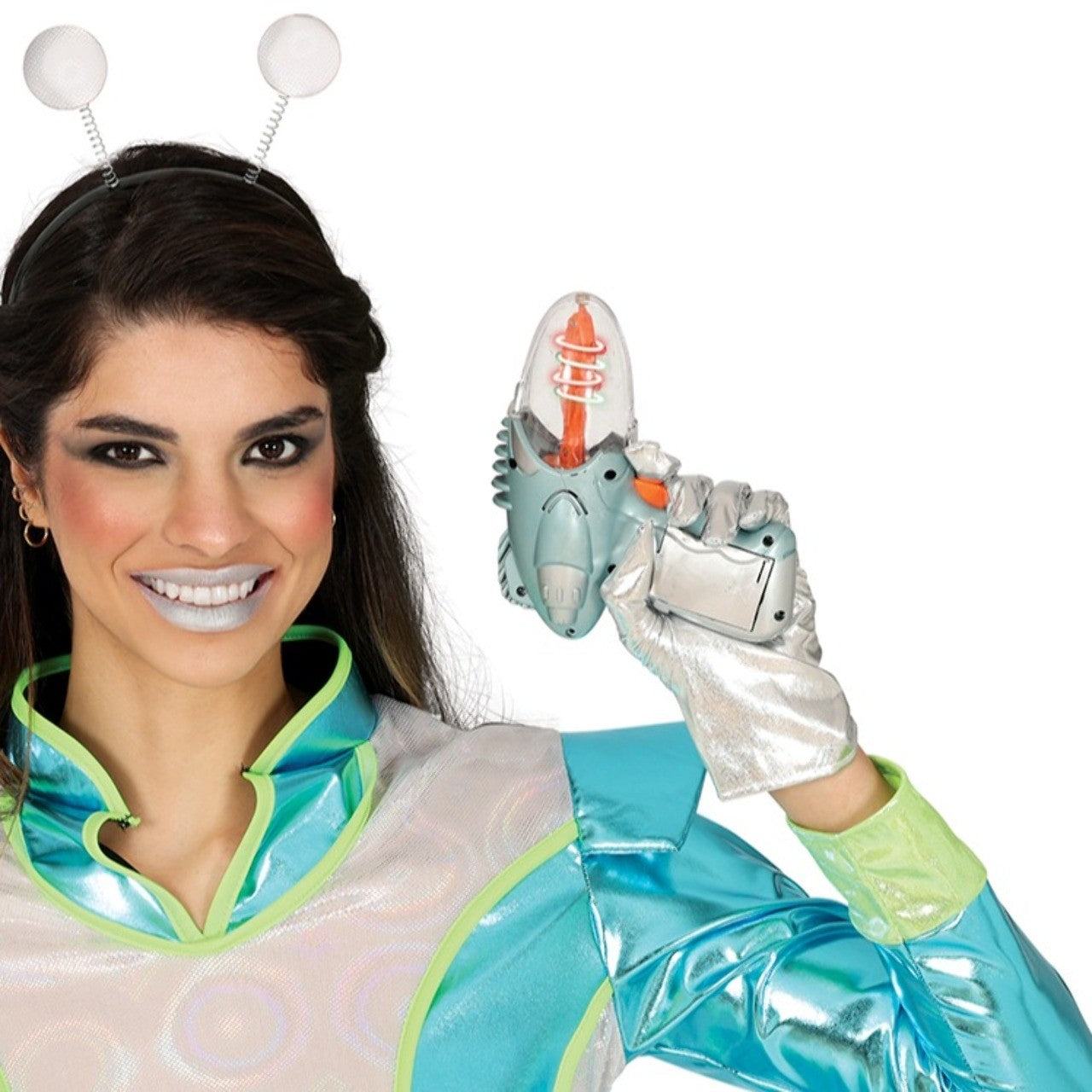 Pistolet Spatial Argenté avec lumière