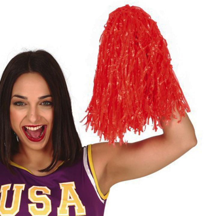 Pompon Rouge de 120 gr en Raphia