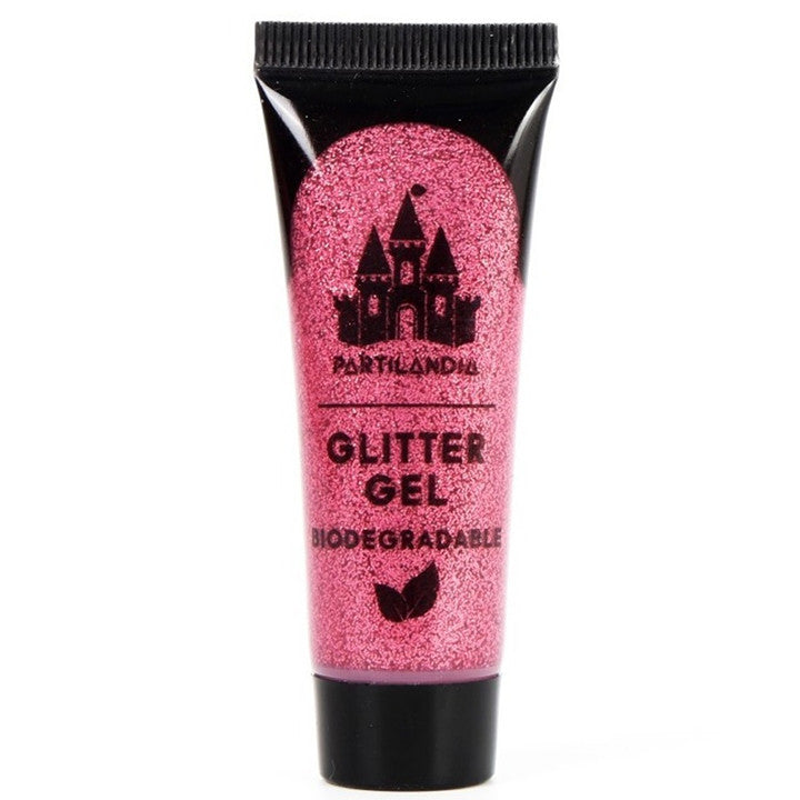 Gel pailleté rose biodégradable