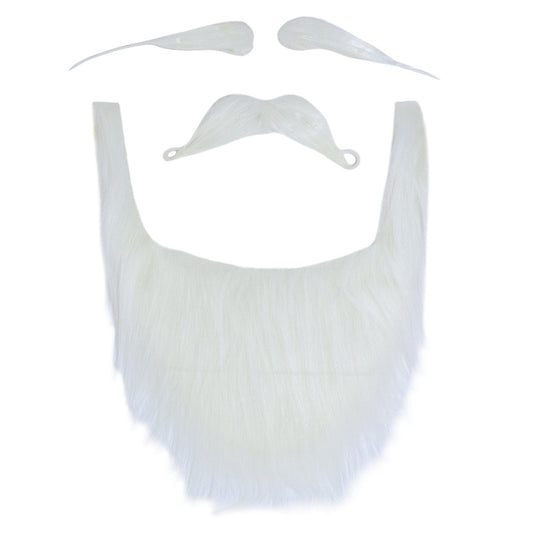 Set de Cheveux Blancs Père Noël
