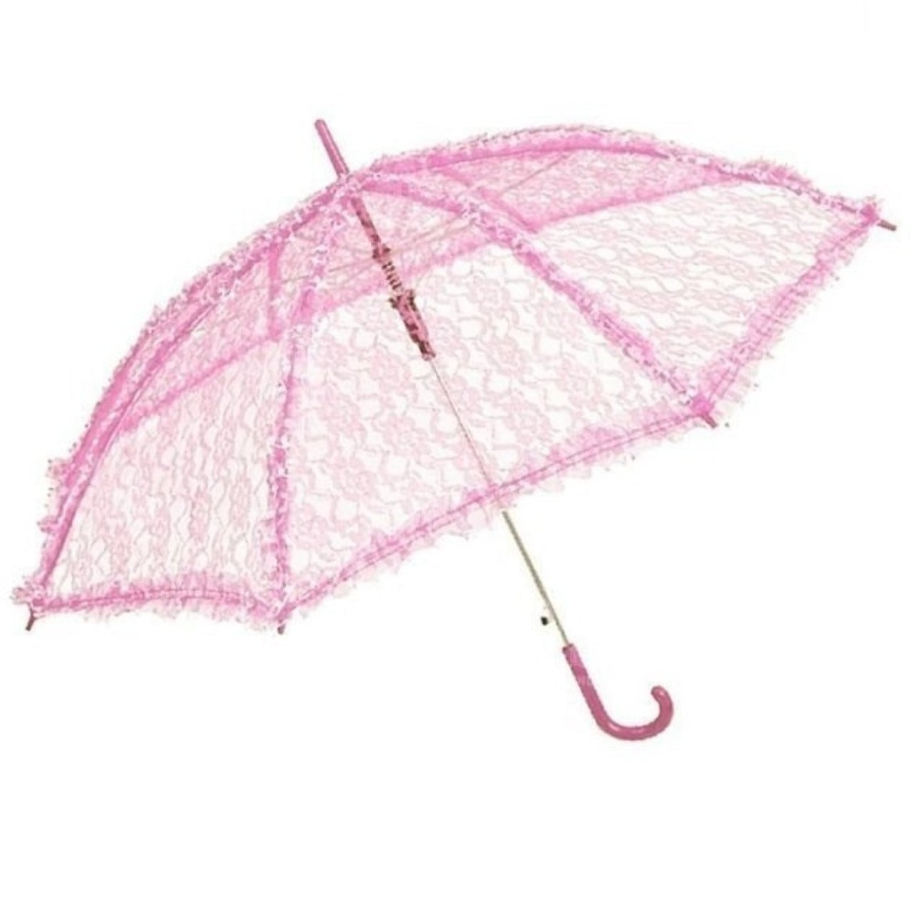 Parasol en Dentelle Rose