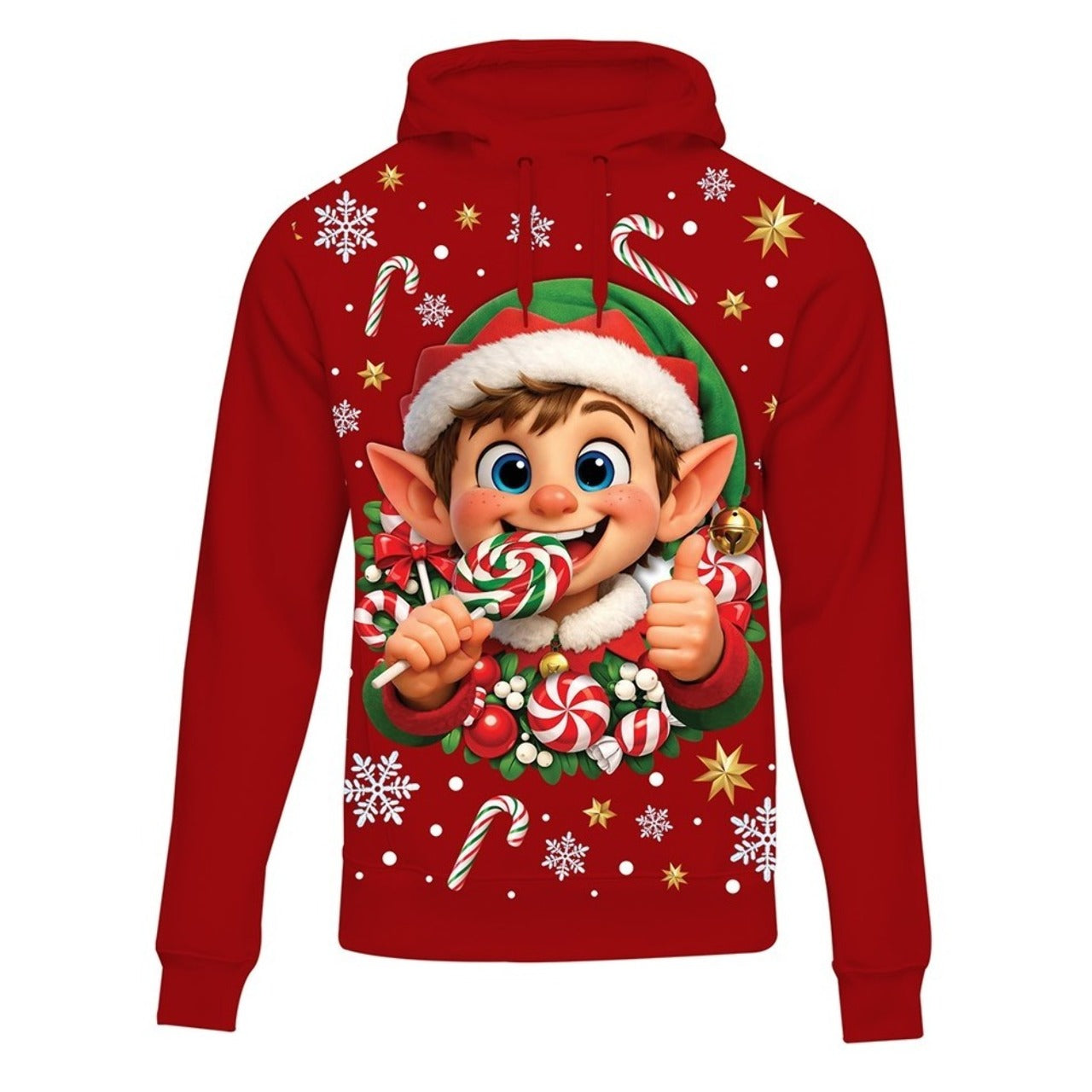 Sweat-shirt d’Elfe de Noël pour homme