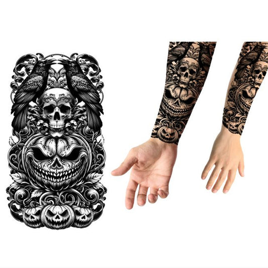 Tatouages de Citrouilles Sinistres