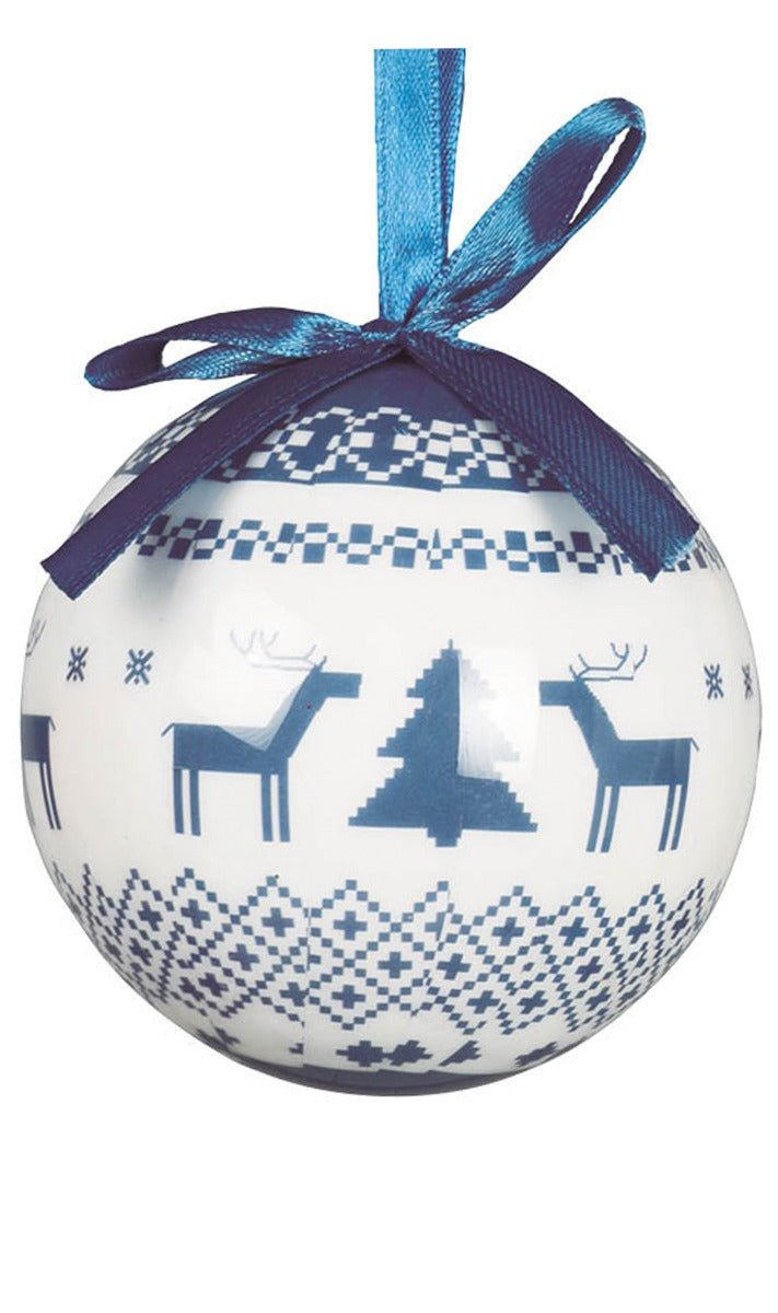 6 boules de Noël renne