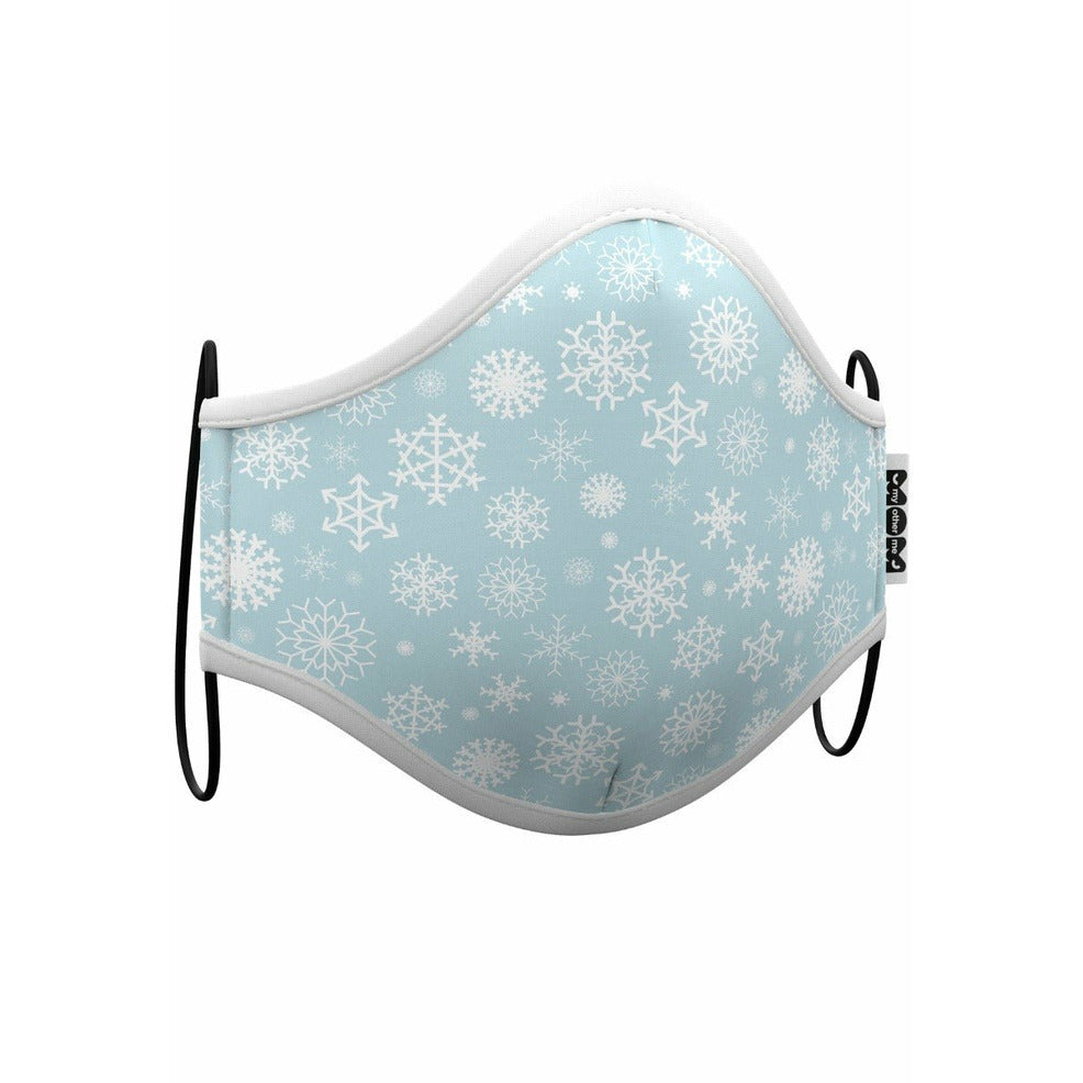 Mascarilla de tela Navidad Azul infantil | Don Disfraz