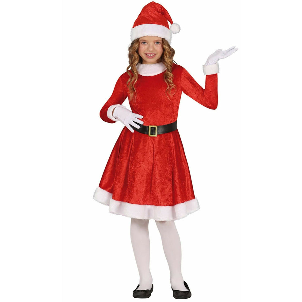Disfraz de Mamá Noel Winter para niña | Don Disfraz