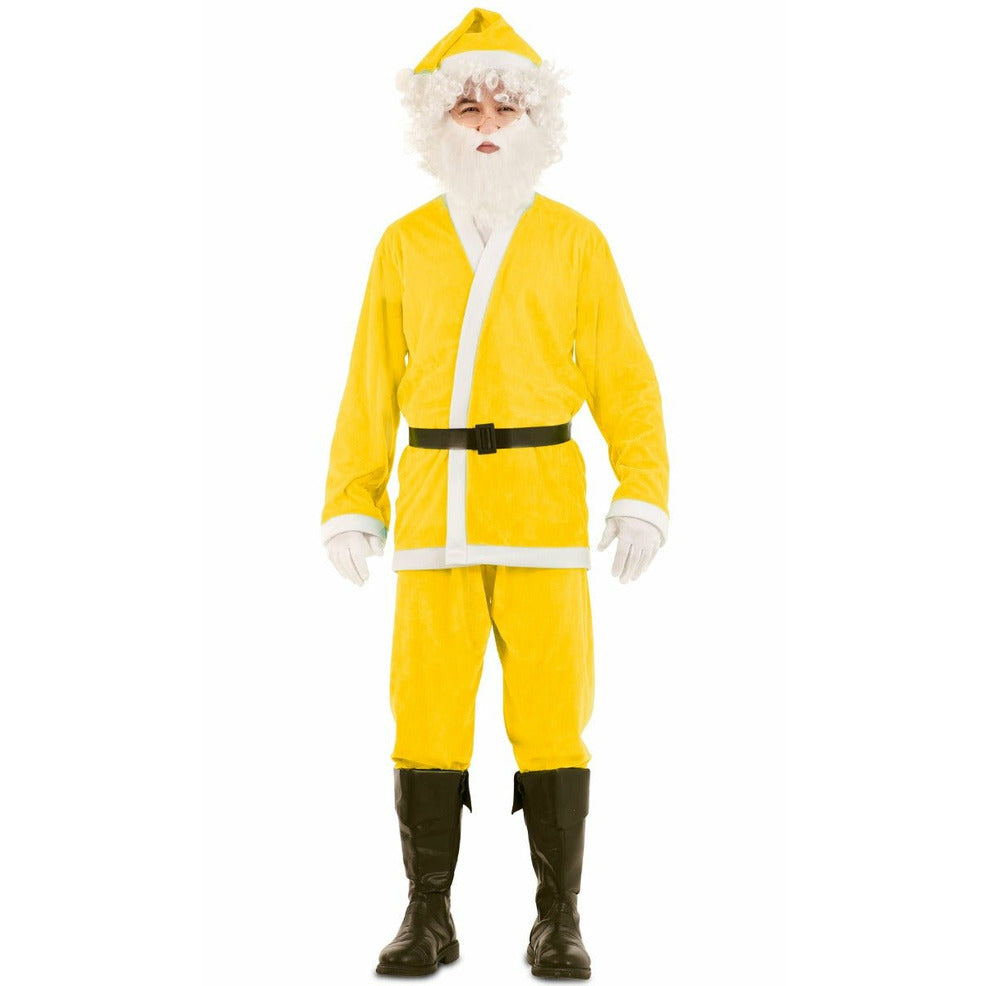 MYSTELLA Costume de Père Noël pour Hommes Complet de Déguisement Vêtement de Père Noël Adulte MYSTELLA Costume de Père Noël pour Hommes Complet de Déguisement Vêtement de Père Noël Adulte