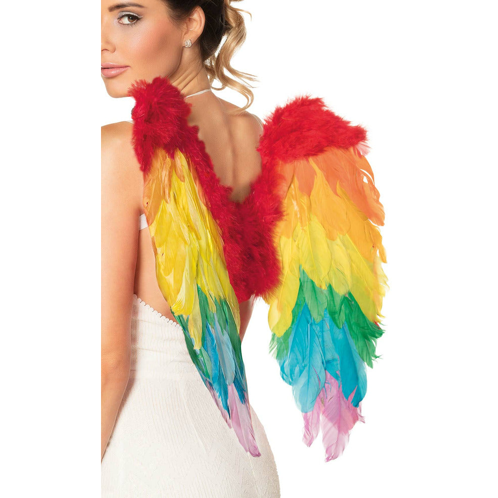 Alas con Plumas Arcoíris | Don Disfraz