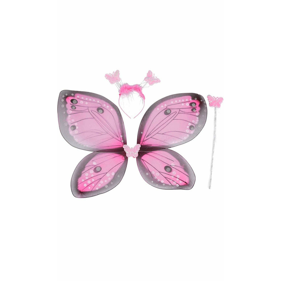 Set de Mariposa Rosa | Don Disfraz