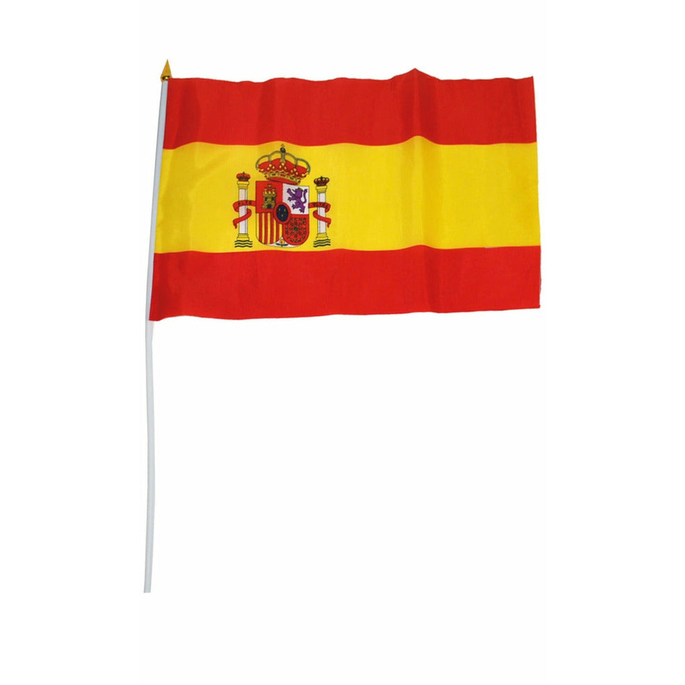 Bandera de España con Palo | Don Disfraz