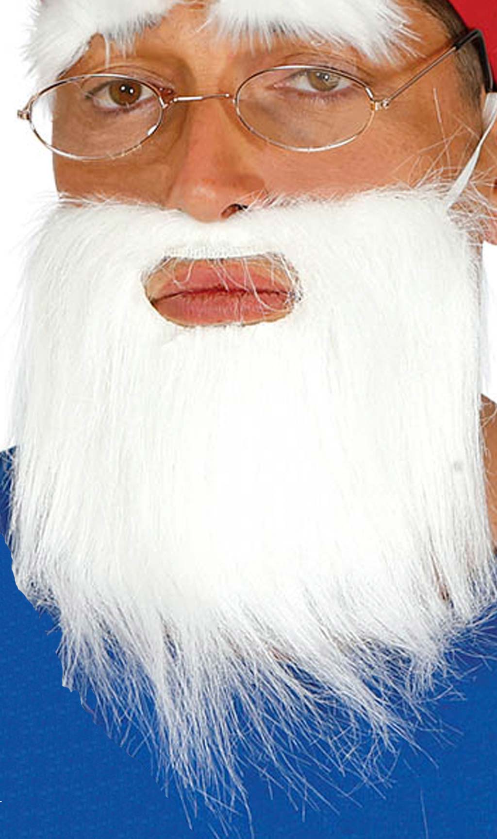 Barbe Moustache Blanche