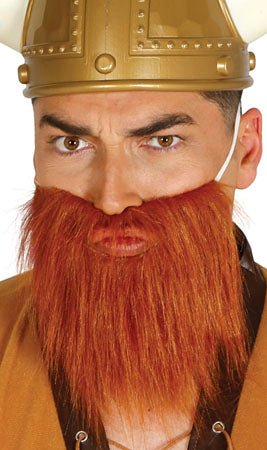 Barbe Châtain Courte