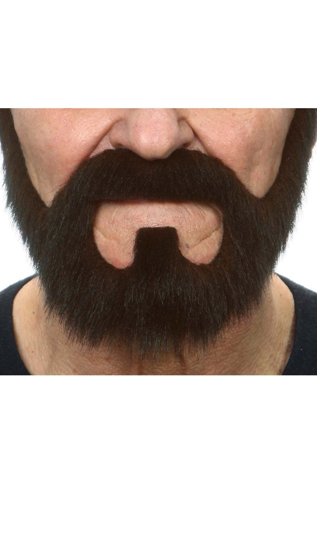 Moustache et Barbe Noire Professionnelle 033-SF