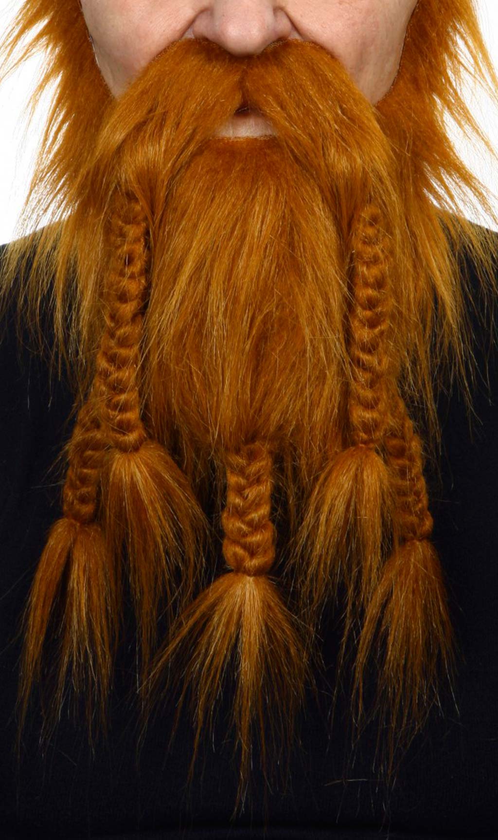 Moustache et Barbe Rousse Professionnelle 061-LB