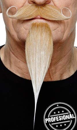 Moustache et Bouc Blond Professionnel 026-LC
