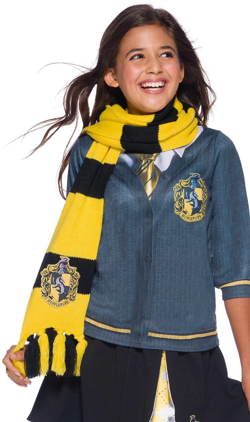 Acheter en ligne l'écharpe Harry Potter Poufsouffle ? puéril